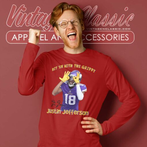 Justin Jefferson Griddy Dance Minnesota Vikings Shirt