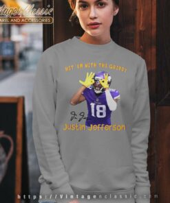 Justin Jefferson Griddy Dance Minnesota Vikings Sweatshirt