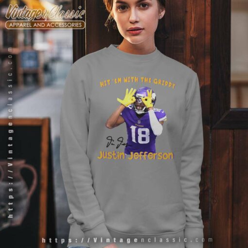 Justin Jefferson Griddy Dance Minnesota Vikings Shirt