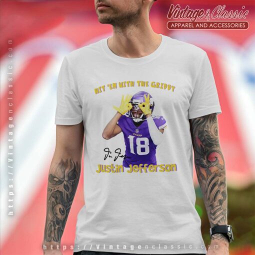 Justin Jefferson Griddy Dance Minnesota Vikings Shirt