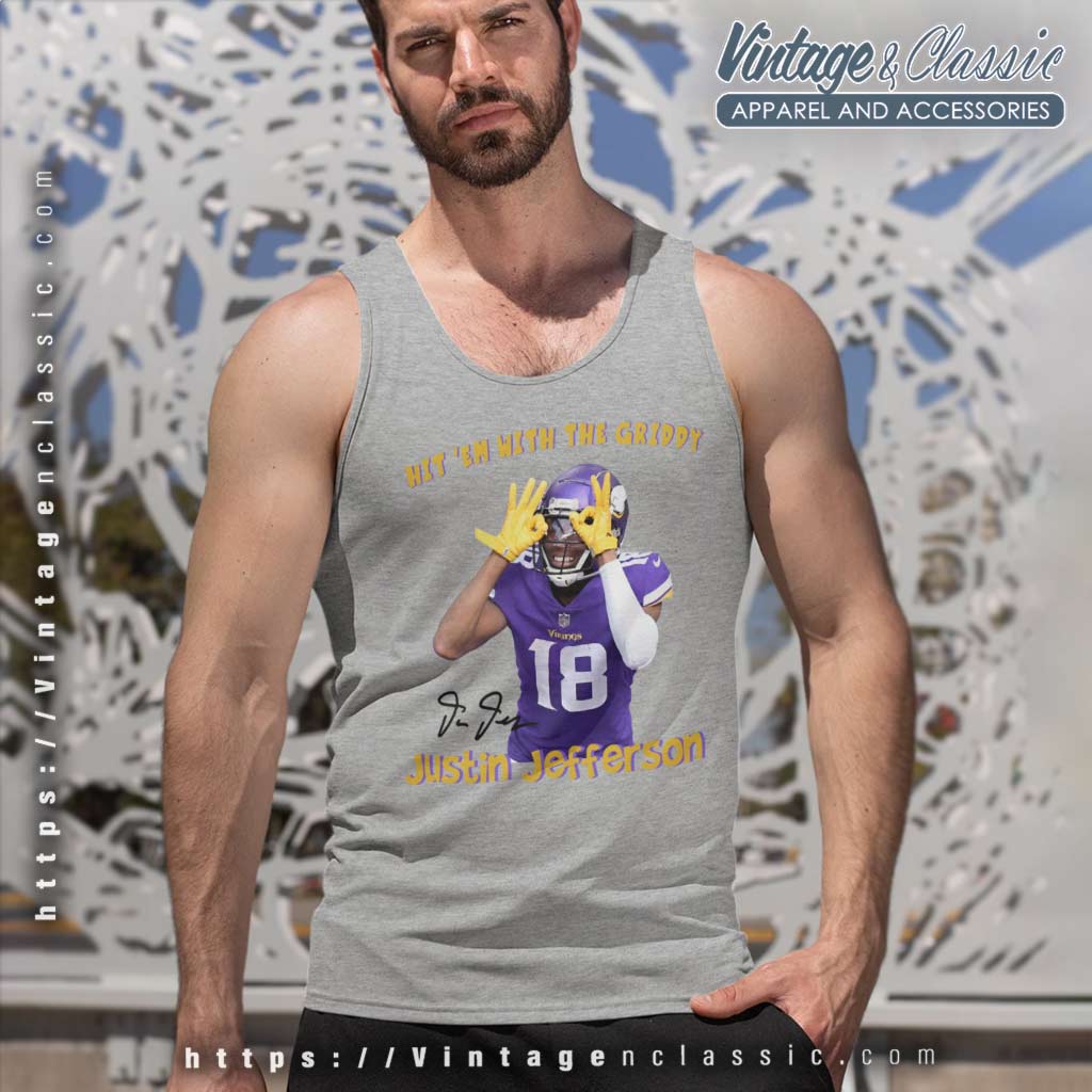 Justin Jefferson Griddy Dance Minnesota Vikings Shirt - High-Quality  Printed Brand