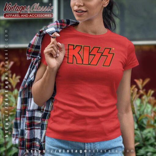 Kiss Classic Red Logo Shirt
