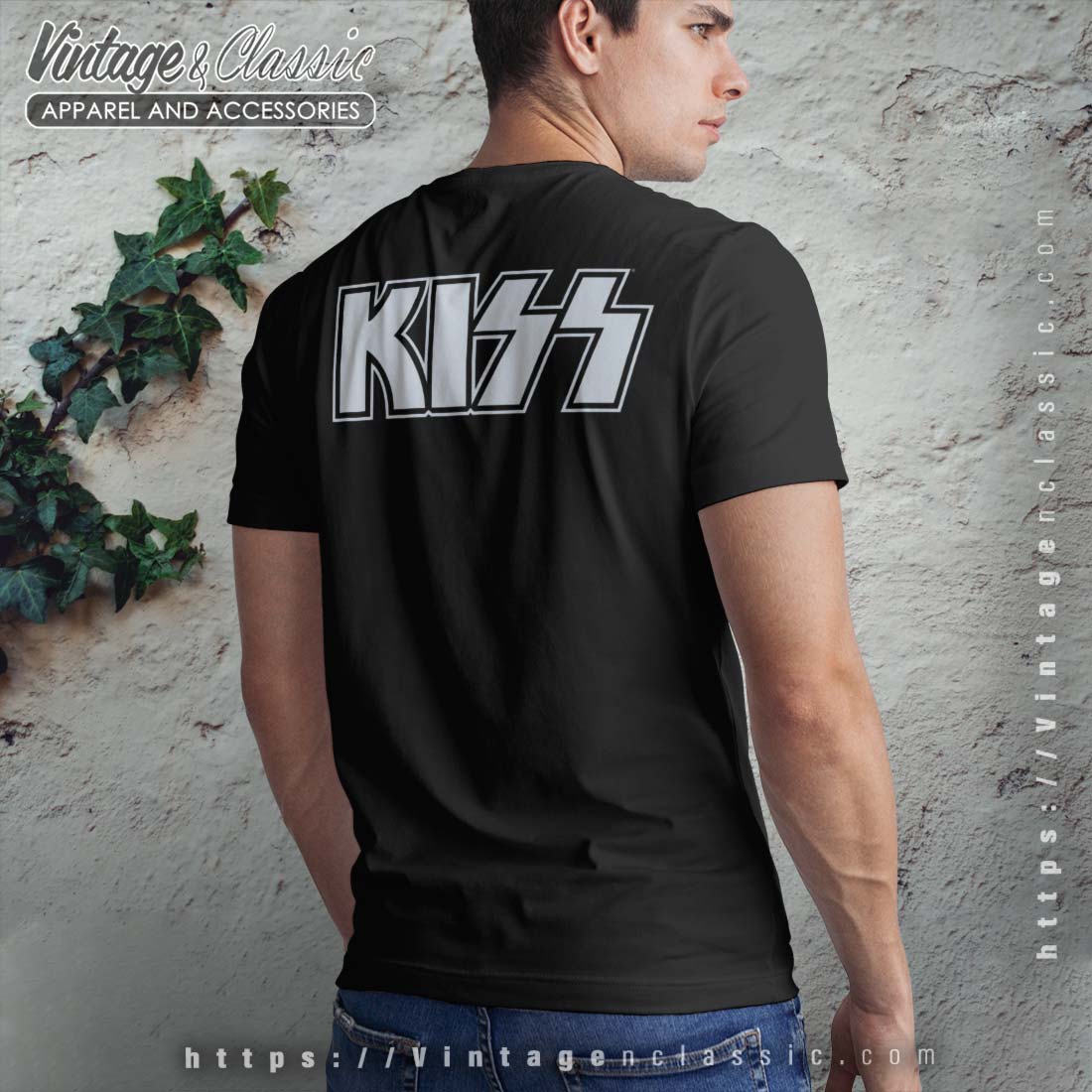 Kiss ALIVE IN 77 Mens XXL T-shirt Black