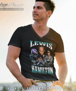 Lewis Hamilton Formula 1 Shirt British Formula Fans V Neck TShirt