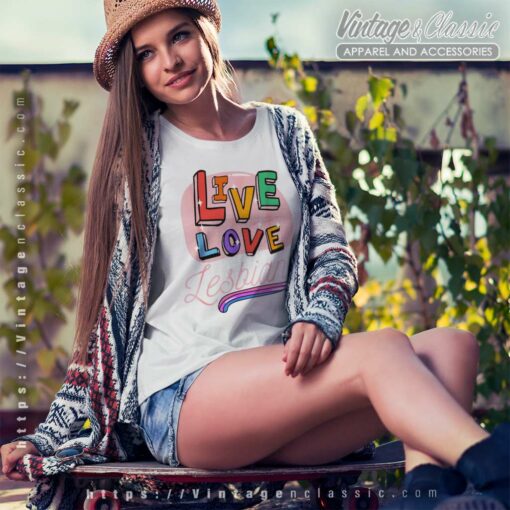 Live Love Laugh Lesbian Shirt