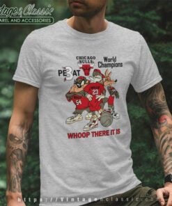 Looney Tunes Cartoon Chicago Bulls 3 Peat T Shirt
