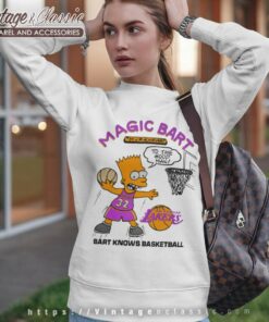 Magic Bart Bootleg Magic Bart Simpson Sweatshirt