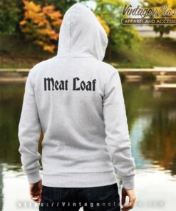 Meat Loaf Logo Backside Hoodie