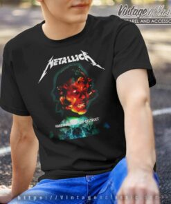 Metallica Hardwired to Self destruct Album Cover Rock Band T Shirt