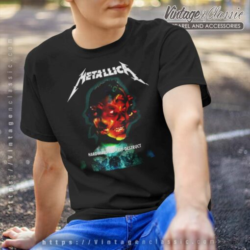 Metallica Hardwired to Self-Destruct Album Cover Rock Band Shirt