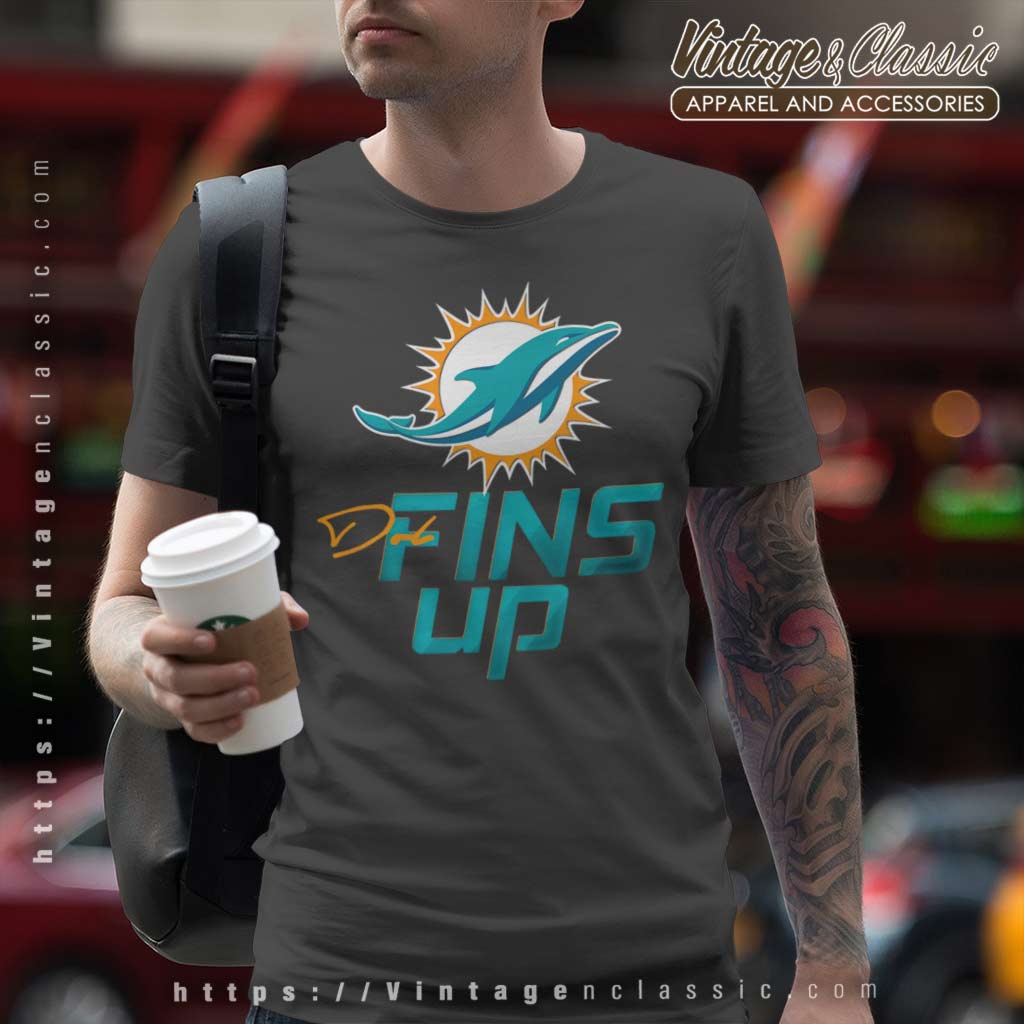 Miami Dolphins NFL Mens Gone Fishing Shirt