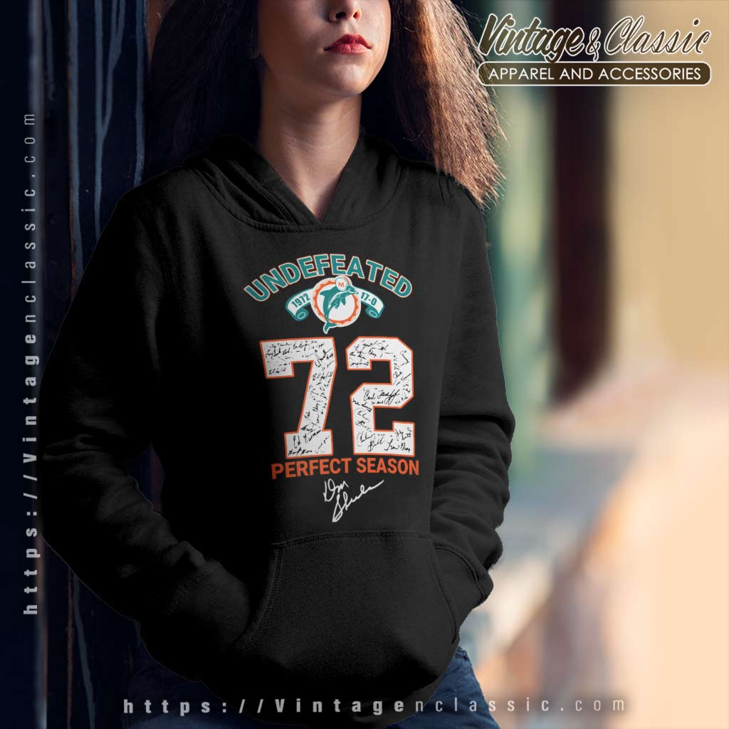 Undefeated 72 Perfect Season Miami Dolphins T Shirt