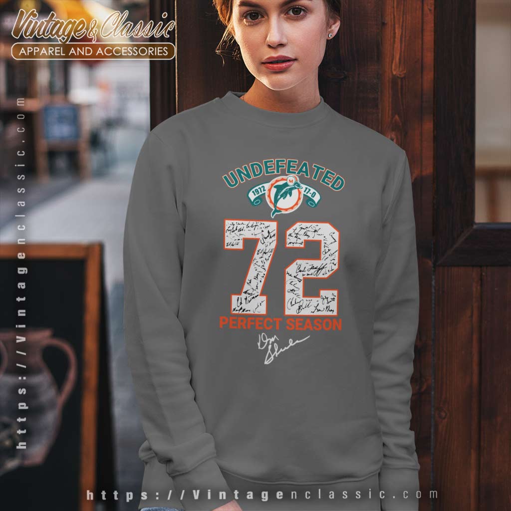 Miami Dolphins Undefeated 1972 Perfect Season Unisex T-Shirt