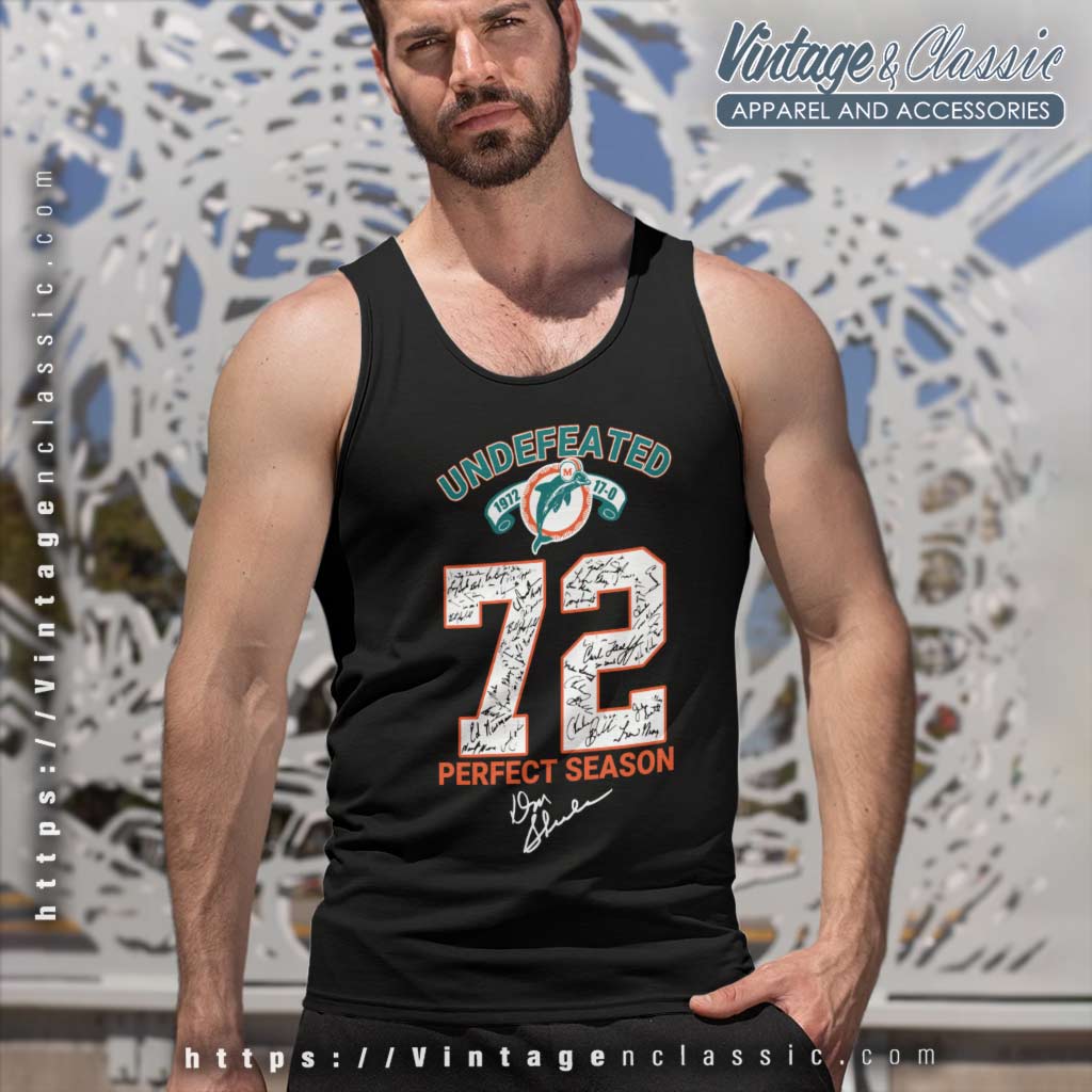 Official miami Dolphins Undefeated 1972 Perfect Season Shirt
