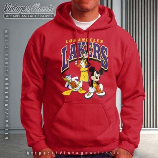 Mickey Mouse And Friends Lakers Shirt