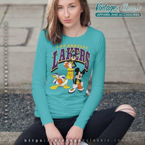 Mickey Mouse And Friends Lakers Shirt