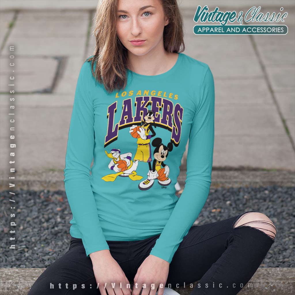 NBA Los Angeles Lakers Mickey Mouse Disney Basketball Sweatshirt