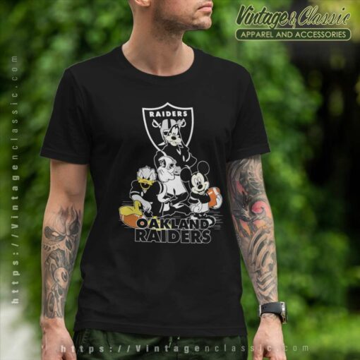 Mickey Mouse Donald Duck Raiders Shirt
