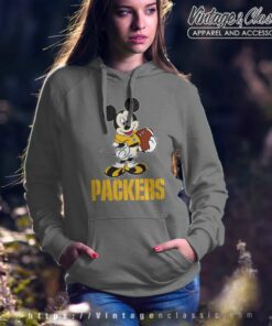 Mickey Mouse Green Bay Packers Hoodie