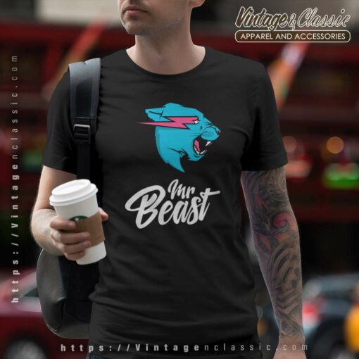 Mr Beast Full Logo Shirt - Vintagenclassic Tee