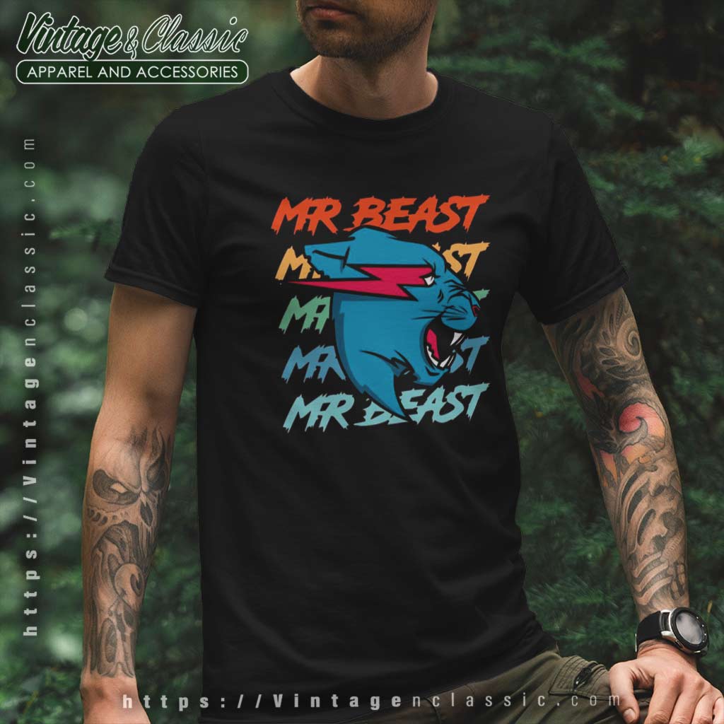 Mr Beast Funny Beast Gaming Shirt - Vintagenclassic Tee