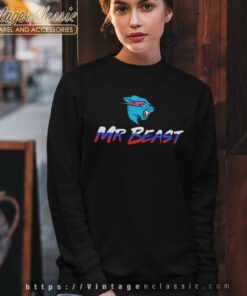Mr Beast Logo Color Sweatshirt