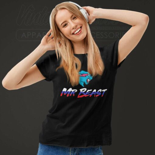 Mr Beast Logo Color Shirt