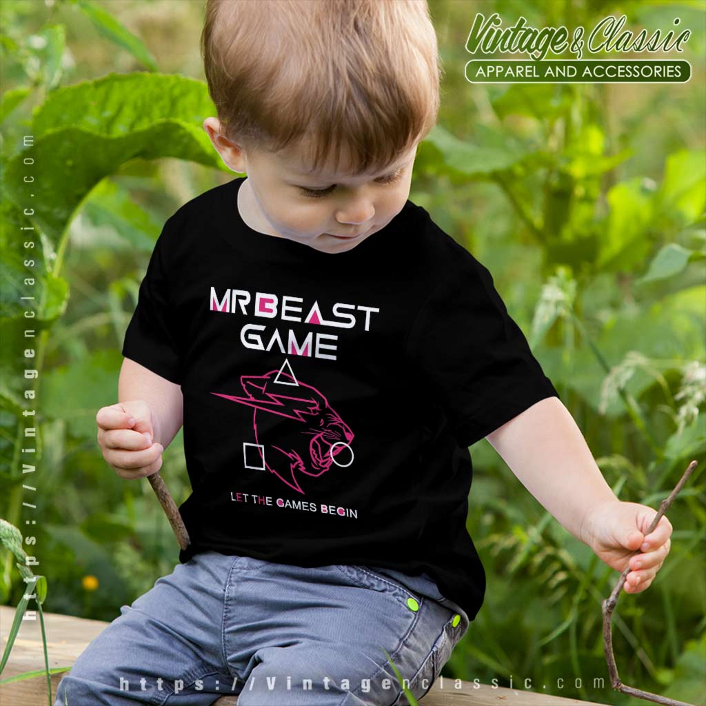 Mr Beast Squid Game Mr Beast Squid Game Let The Games Begin shirt