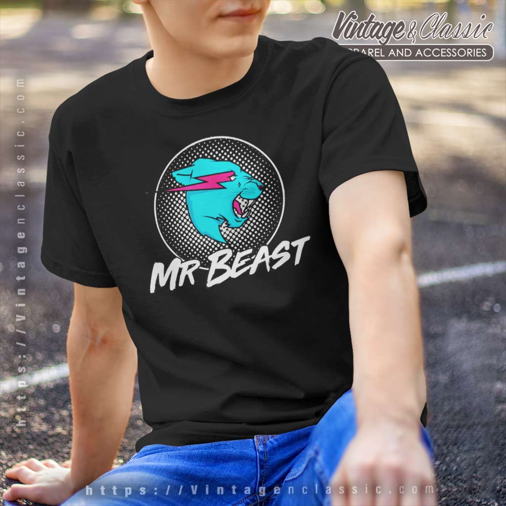 Mr Beast Shirt With Gaming Style Gamer - Vintagenclassic Tee