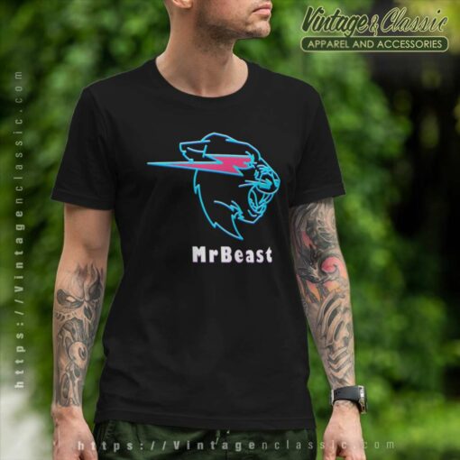 Mr Beast Youtube Logo Template Shirt - Vintagenclassic Tee