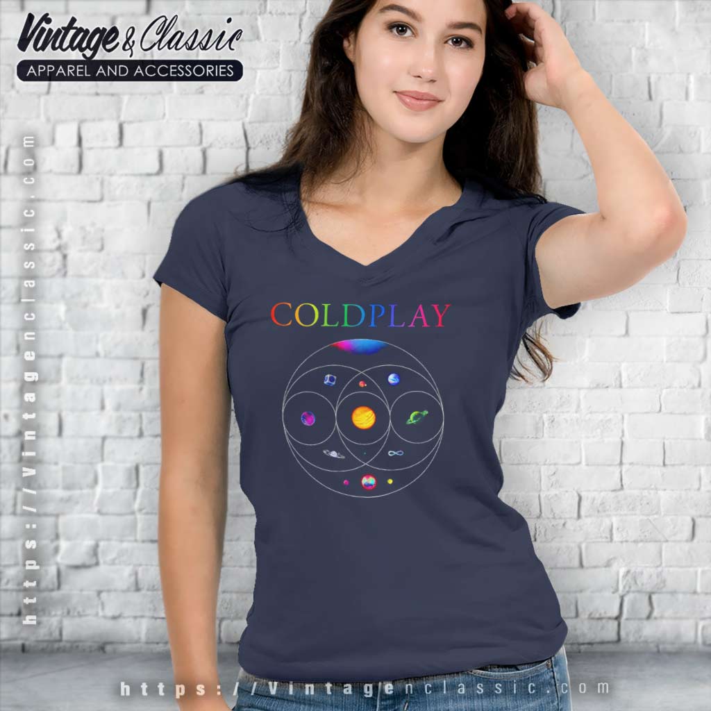 2022 Retro Coldplay Music Of The Spheres Tour Shirt - Teeholly