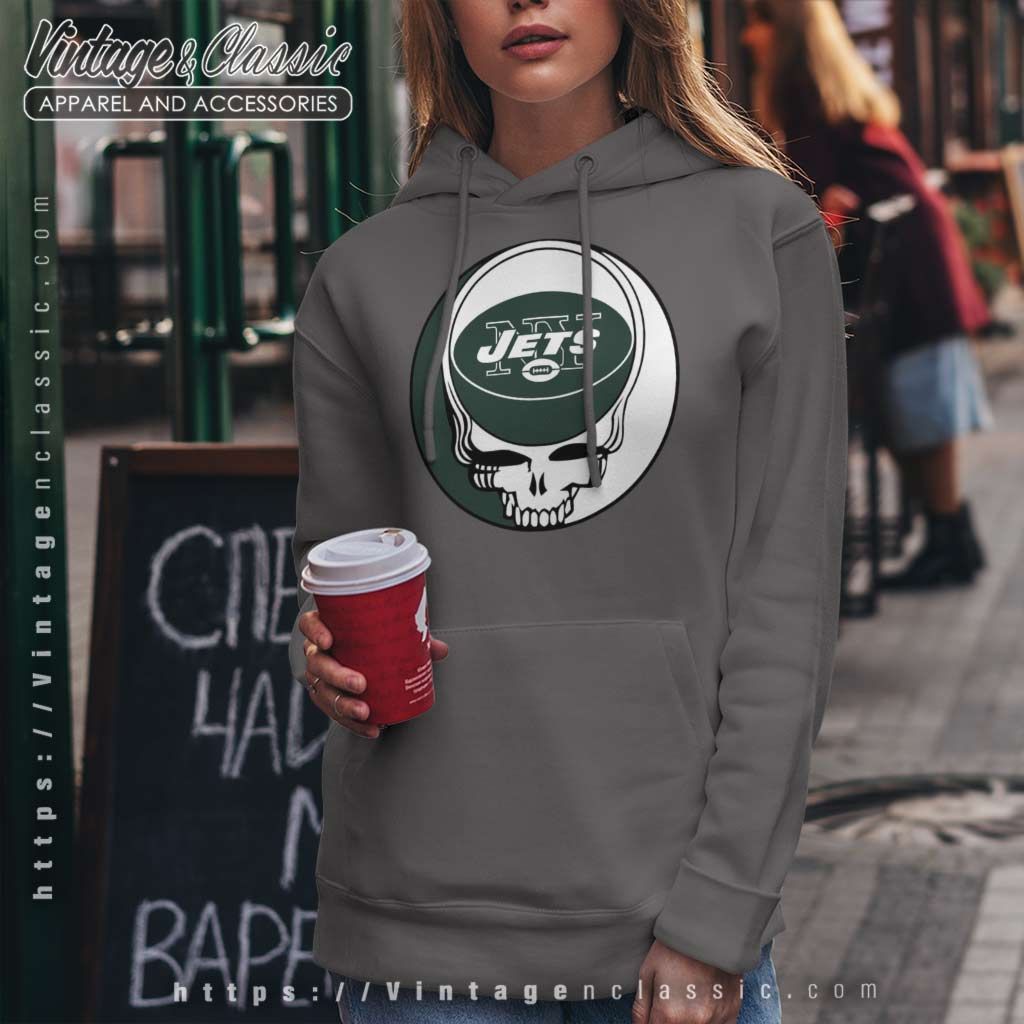 New York Jets Your Face Football Fan Supporter Grateful Dead Shirt