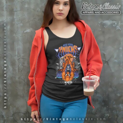 New York Knicks Spiderman Basketball Shirt