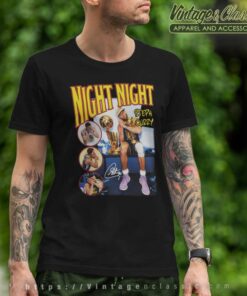 Night Night Steph Curry Signatue T Shirt