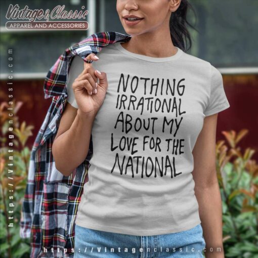 Nothing Irrational Shirt, The National Band Tour 2023 Shirt