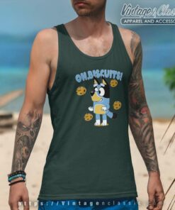 Oh Biscuits Bluey Dad, Fathers Day Tanktop