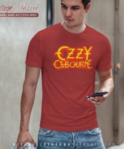 Ozzy Osbourne Horror Logo Tshirt
