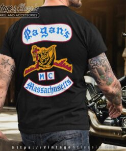 Pagans MC Massachusetts T Shirt Back