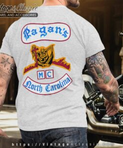 Pagans MC North Carolina T Shirt Back