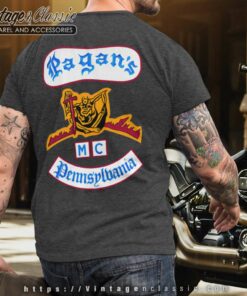 Pagans MC Pennsylvania T Shirt Back