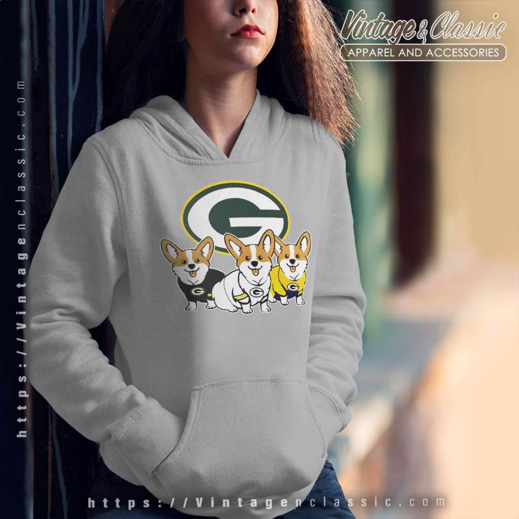 Pembroke Welsh Corgi Green Bay Packers shirt - Guineashirt Premium ™ LLC