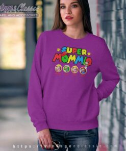 Personalized Super Mommio Mothers Day Sweatshirt