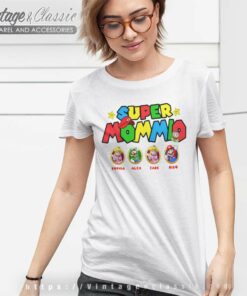 Personalized Super Mommio Mothers Day T Shirt