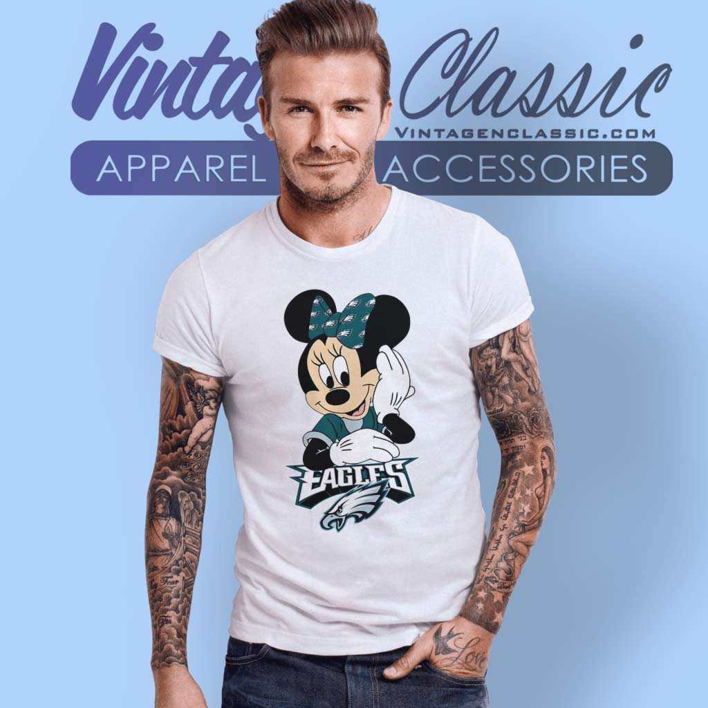 NFL 2023 Philadelphia Eagles Mickey Mouse And Minnie Mouse Shirt -  Peanutstee