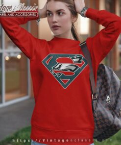 Philadelphia Eagles Superman Logo Sweatshirt
