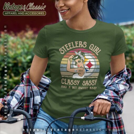 Pittsburgh Steelers Girl Classy Sassy Shirt