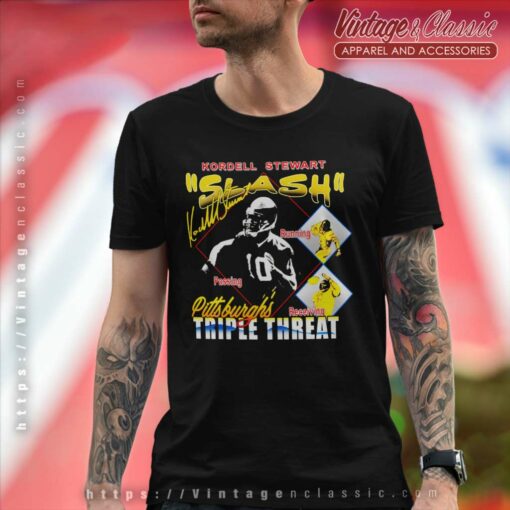 Pittsburgh Steelers Kordell Stewart Triple Threat Shirt