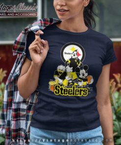 Mickey mouse and Donald Duck and Goofy Champions Steelers Rugby shirt,  hoodie, sweater and long sleeve