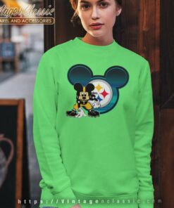 Pittsburgh Steelers Mickey Mouse Sweatshirt