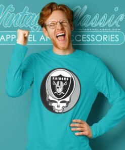 Raiders Grateful Dead Steal Your Face Long Sleeve Tee